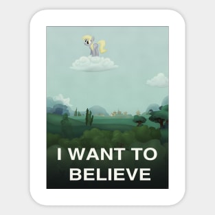 I want to believe Sticker